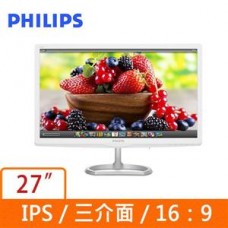 【PHILIPS】276E6ADSS 27吋 (白色銀底) IPS 液晶顯示器